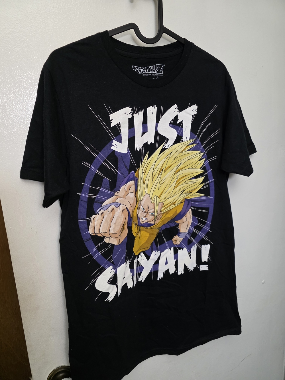 Ripple Junction Black Dragon Ball Z Logo Tee with White Print